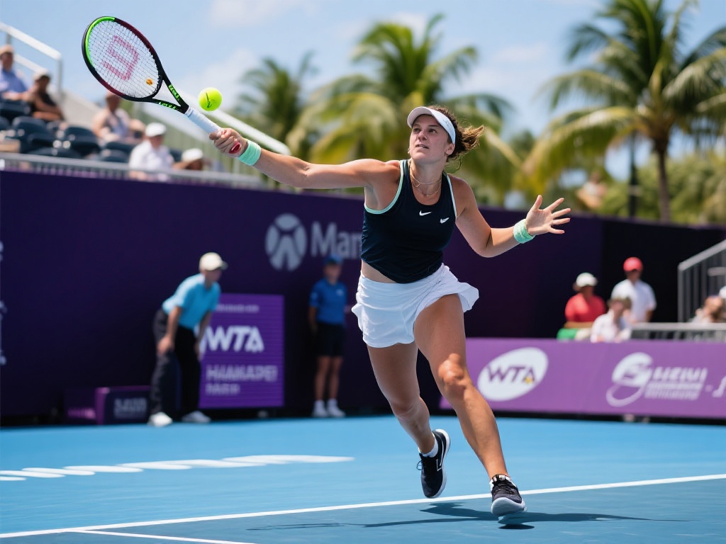 迈阿密公开赛作为WTA巡回赛中的顶级赛事