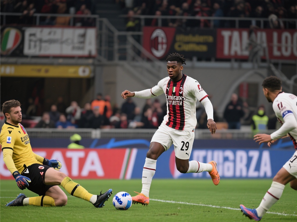 亚伯拉罕破门 米兰国米意大利杯半决赛握手言和 这场平局的结果让球迷们既兴奋又紧张。意大