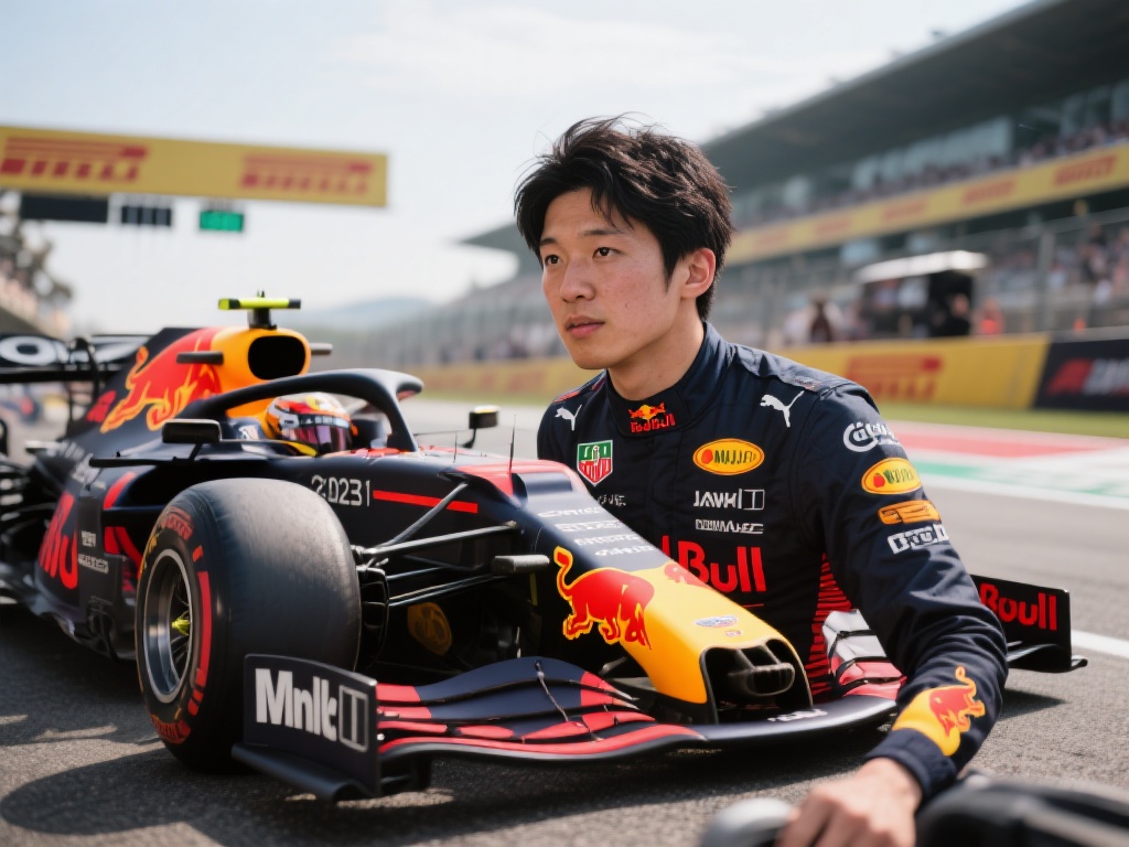 角田裕毅闪耀红牛街头表演赛 回顾角田裕毅的职业生涯,他的成长速度令人