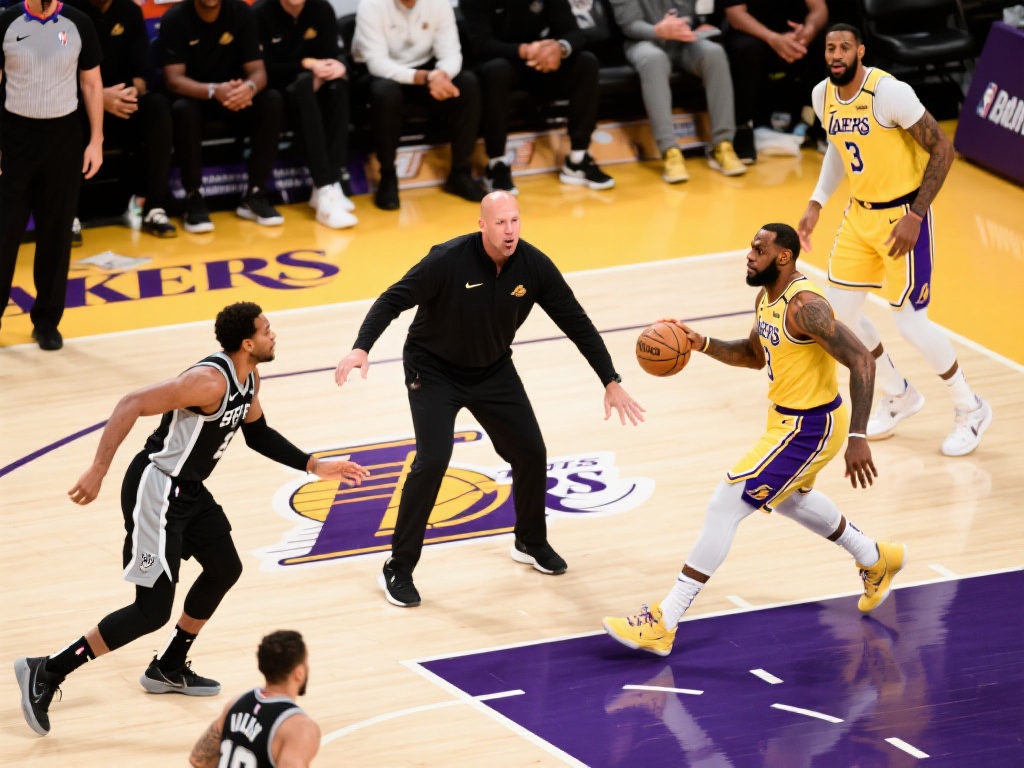 球场智慧2-1:湖人为何成为更具潜力的焦点? 湖人队在新赛季迎来了全新的教练团队,这无